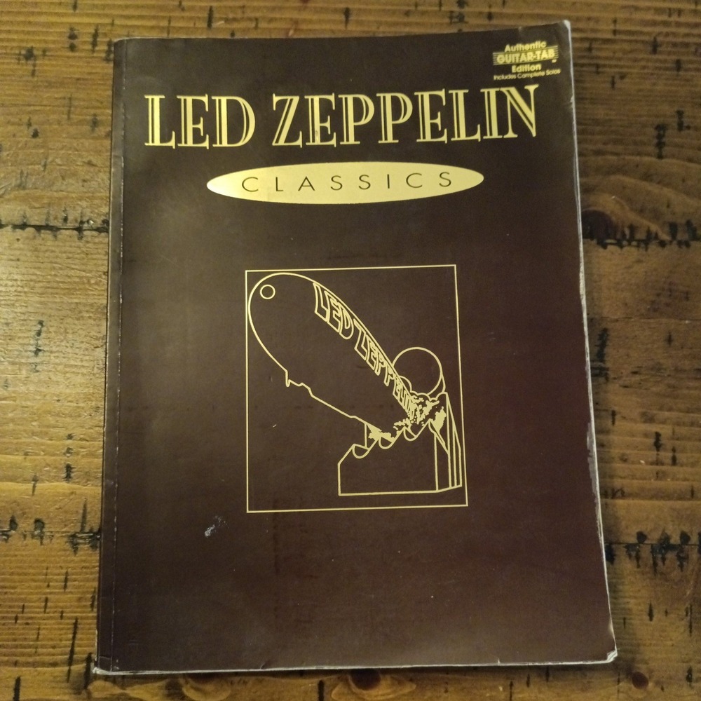 Led Zeppelin Classics Authentic Guitar Tab Songbook Alfred GF0585 1993 16 Songs